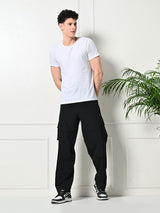 All-Purpose 6-Pocket Cargo Pants - Black
