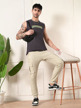 Easy-wear Seawolves Cotton Sando – Charcoal