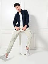 Athletic Stretch Jacket - Navy Blue