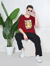 Everyday 100% Cotton Optimistic T-shirt – Maroon