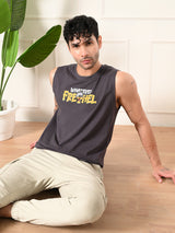 Easy-wear Whatever Cotton Sando – Charcoal