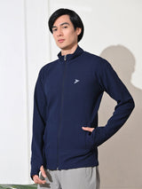 FITINC Sunscreen Jacket with Thumb Hole & Coolrush Technology - Navy Blue