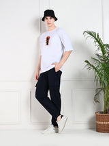 Utility Cargo Jogger with Pockets - Navy Blue