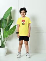 100% Cotton Playful Be Dope T-shirt – Yellow