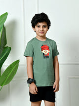 100% Cotton Playful Be Dope T-shirt – Pista Green