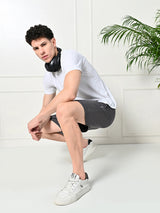 Easy Multi-Pocket Cotton Shorts – Charcoal Grey