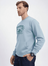 Ultra-Warm Fleece Sweatshirt - Sky Blue - Paradise