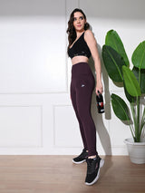 Anywear Active Stylish Gym Tights – Wine