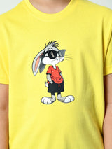 Cotton Rabbit & Drew Graphic T-Shirts - Yellow & Pista (2-Pack)