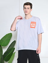 Everyday 100% Cotton War Zone T-shirt – Melange Grey