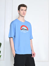 Everyday 100% Cotton Adventure T-shirt – Sky Blue