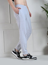 Utility Jogger with Pockets - Melange Grey