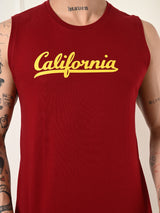Easy-Wear California Cotton Sando – Maroon