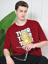 Everyday 100% Cotton Optimistic T-shirt – Maroon