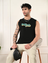 Easy-Wear California Colorful Cotton Sando – Black