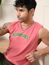 Easy-wear Seawolves Cotton Sando – Peach