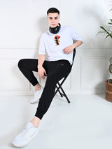 Utility Jogger with Pockets - Black