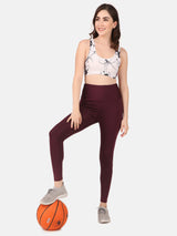 Fluid Form Tights - Wine