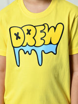 Cotton Drew & ABCD Graphic T-Shirts - Yellow & Black (2-Pack)