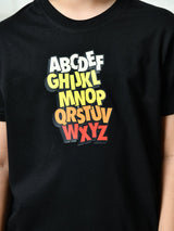 Cotton Drew & ABCD Graphic T-Shirts - Yellow & Black (2-Pack)