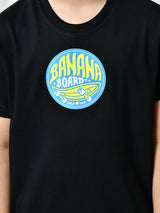 Cotton Be Dope & Banana Board Graphic T-Shirts - Yellow & Black (2-Pack)