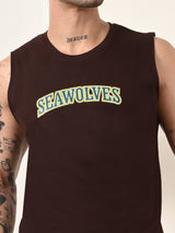 Easy-wear Seawolves Cotton Sando – Coffee