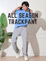 Men’s All-Season Relaxed Fit Track Pants - French Grey