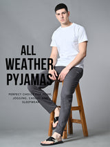 Essential Regular Fit Cotton Track Pant - Charcoal