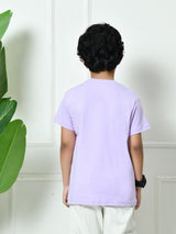 Plain All-Day 100% Cotton T-shirt – Lavender