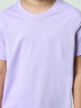 Plain All-Day 100% Cotton T-shirt – Lavender