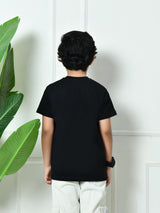 Plain All-Day 100% Cotton T-shirt – Black