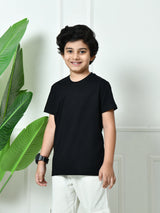 Plain All-Day 100% Cotton T-shirt – Black