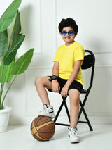 Plain All-Day 100% Cotton T-shirt – Yellow