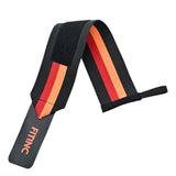 Trouble-free Wrist Support for Weightlifting & Gym Workouts - Black - Neon Orange
