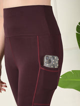 Freedom Flex Active Tights – Wine