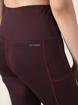 Freedom Flex Active Tights – Wine