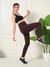 Freedom Flex Active Tights – Wine