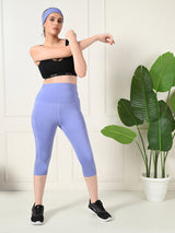 Pocket-Ready Lilac Training Capri