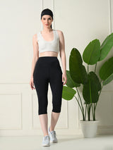 Pocket-Ready Black Training Capri