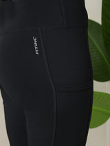 Pocket-Ready Black Training Capri