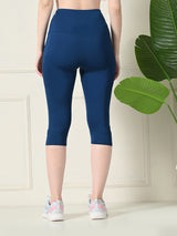 Pocket-Ready Classic Blue Training Capri