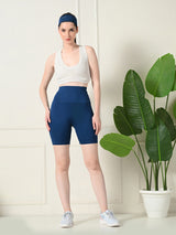 Flex-Fit Sports Shorts - Classic Blue