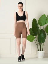 Flex-Fit Sports Shorts - Cocoa