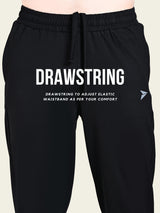 Utility Jogger with Pockets - Black