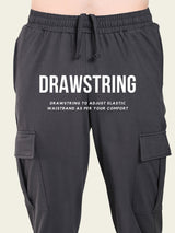 Utility Cargo Jogger with Pockets - Charcoal