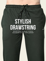 Essential Regular Fit Cotton Track Pant - Green