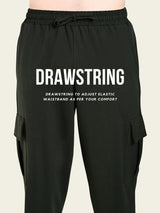 All-Weather Cargo Jogger with Pockets - Green