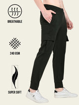 Utility Cargo Jogger with Pockets - Green