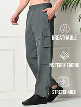 All-Purpose 6-Pocket Cargo Pants - Grey