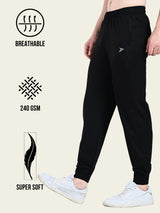 Utility Jogger with Pockets - Black